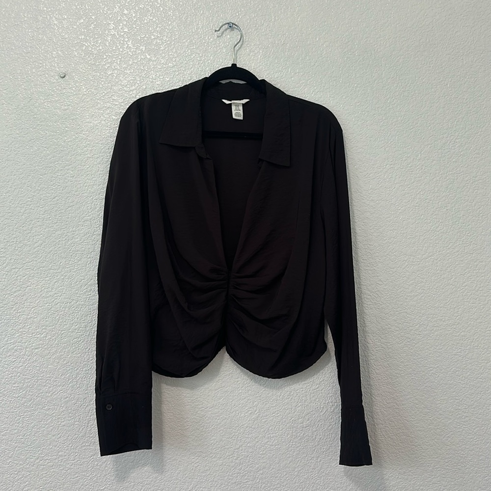 h&m • black top